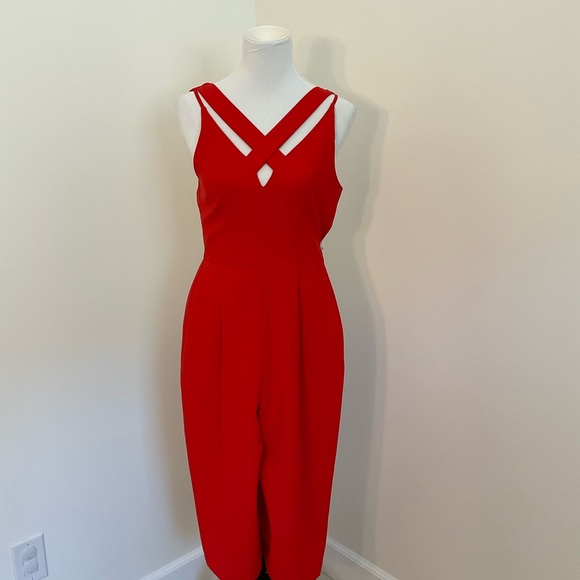 Adelyn Rae Pants - Adelyn Rae Red Cocktail Romper